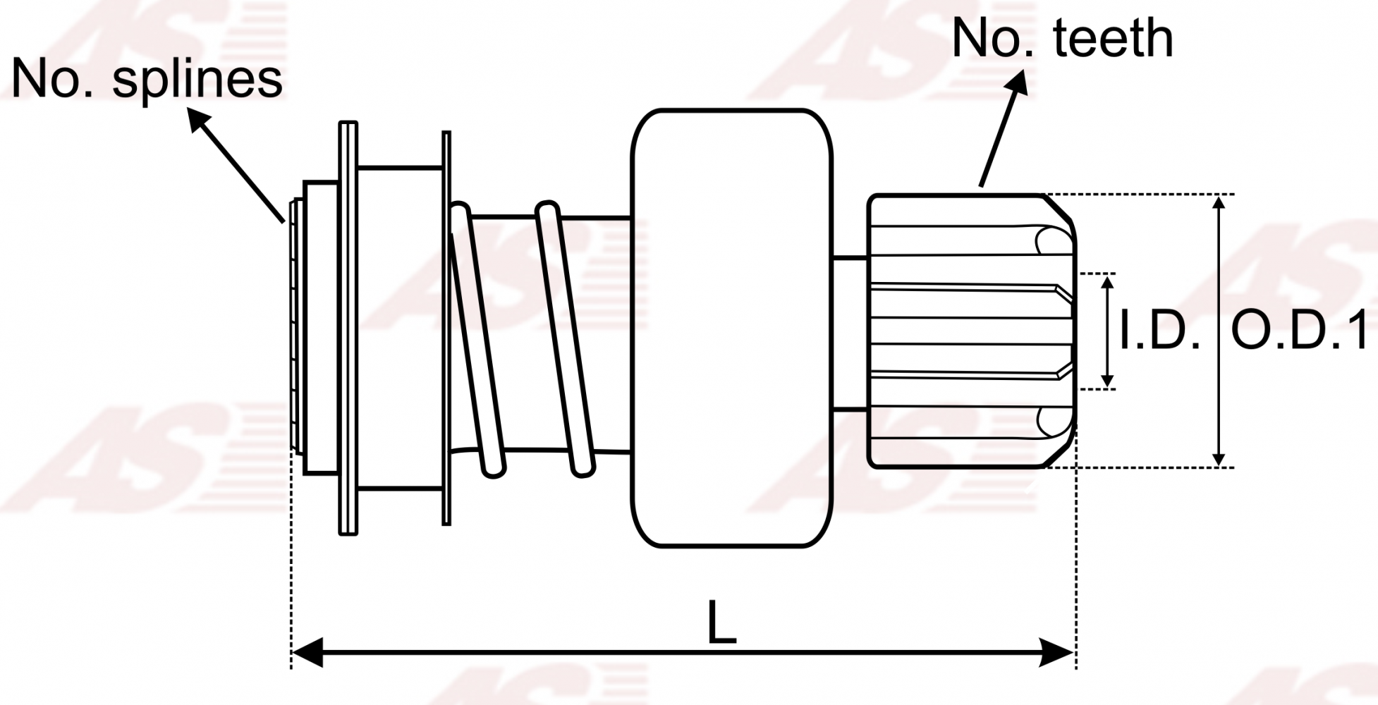 Bendix electromotor SD5023 SD5023.png