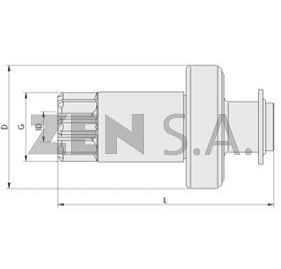 Bendix electromotor ZEN 1768 ZN1768.jpg