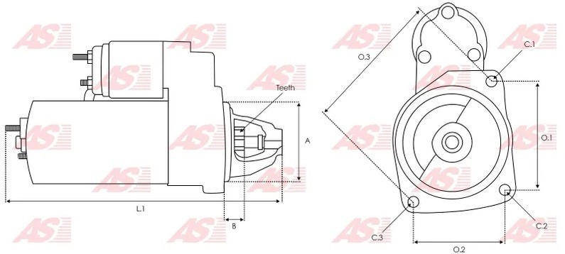 Electromotor AS PARTS S3016 / CS1260 S3016.jpg