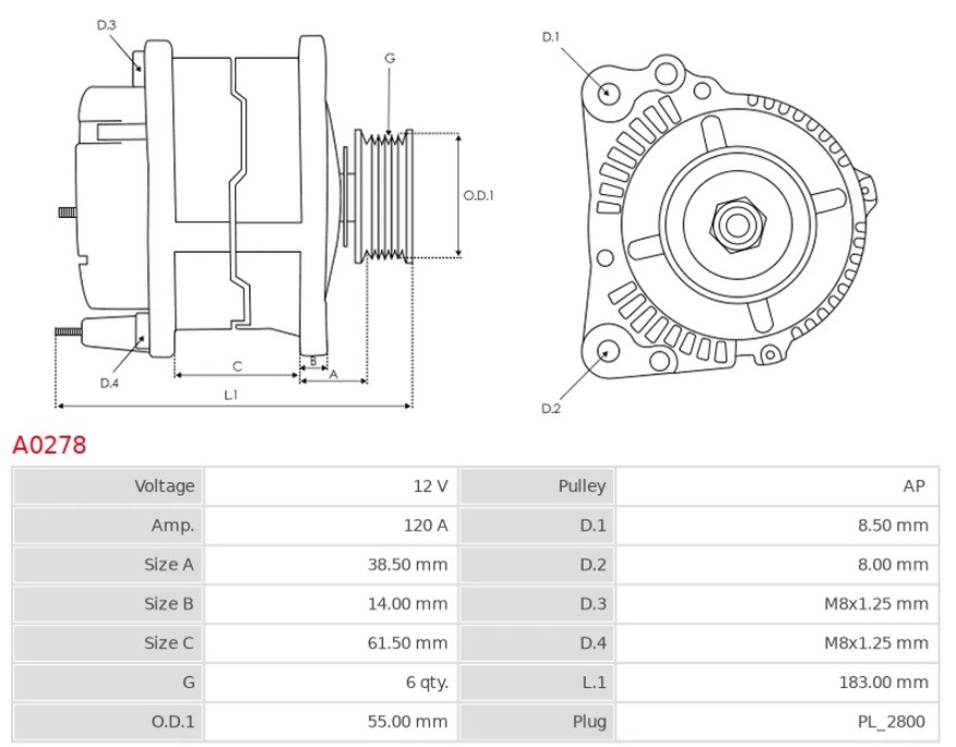 Alternator A0278 A0278(5).jpg