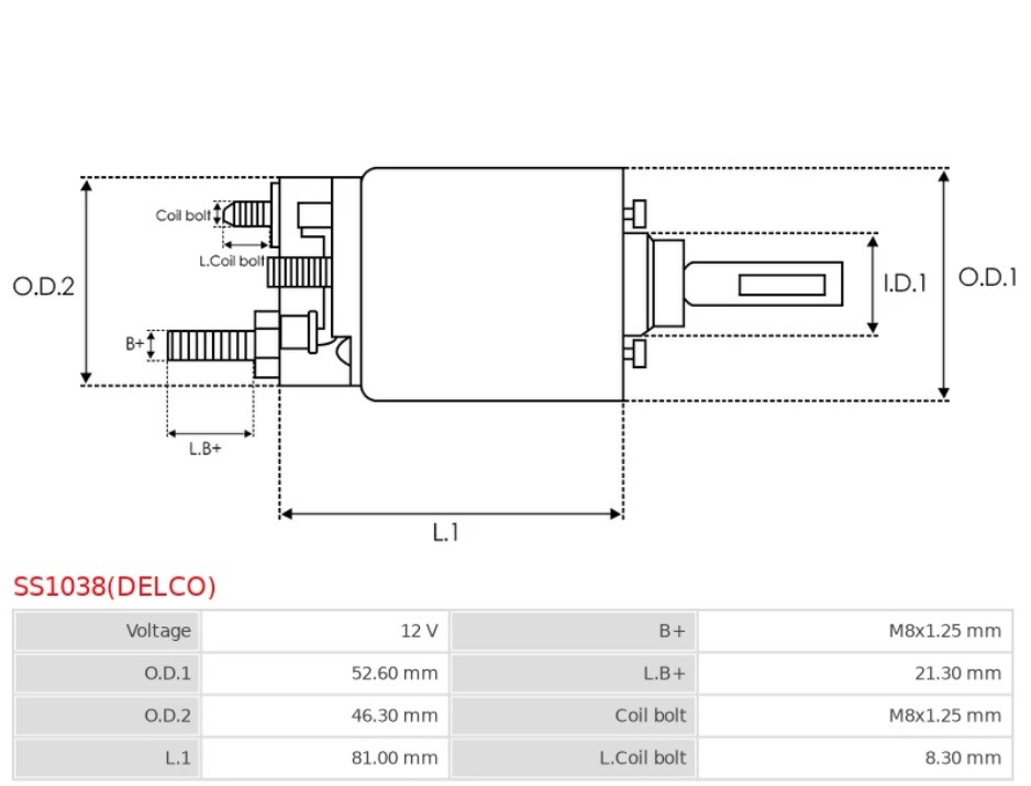 Solenoid electromotor SS1038 SS1038(DELCO)(3).jpg